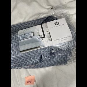 NIB‎ Hotel Collection Parallel Full/Queen Duvet Cov
